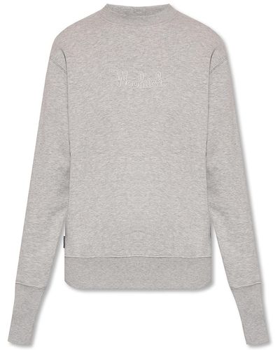 Woolrich Sweatshirt With Logo - Grey