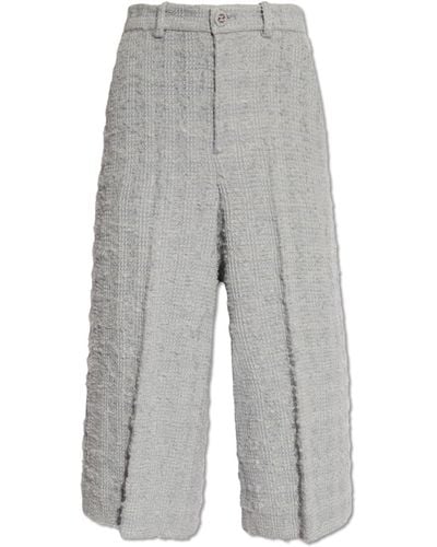 Gucci Tweed Trousers, - Grey