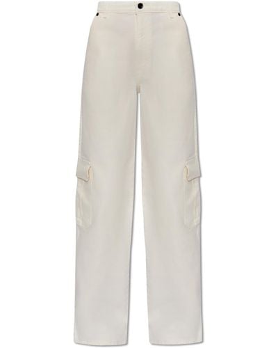 The Mannei Jeans With Logo, - White