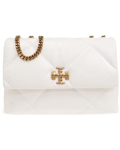 Tory Burch 'kira Diamond' Quilted Shoulder Bag, - White