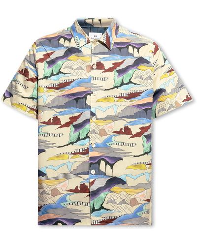 PS by Paul Smith Shirt With Short Sleeves, ' - Multicolour