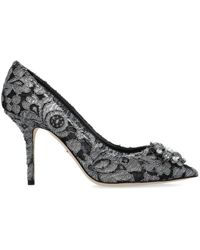 Dolce & Gabbana High-heeled Shoes 'belluccii', - Metallic