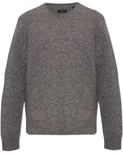 AllSaints 'nebula' Sweater With Lurex Threads, - Grey