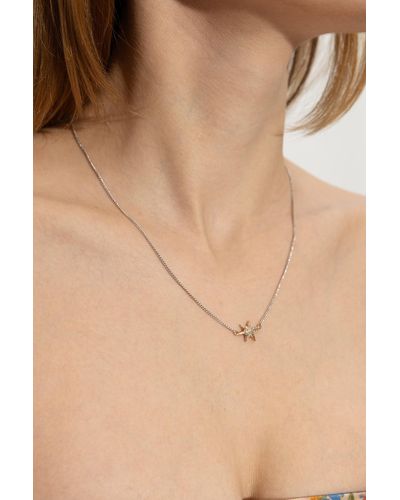 AllSaints Necklace With Pendant - Natural