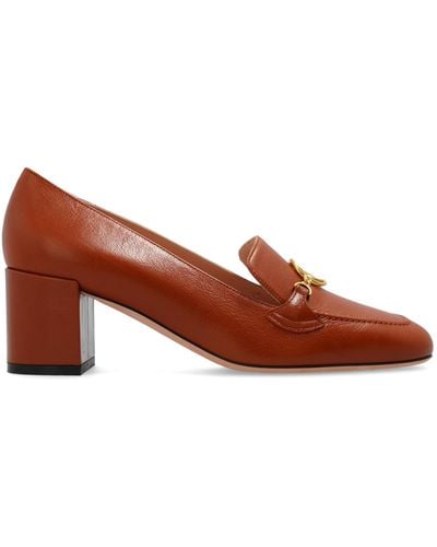 Bally ‘Obrien’ Leather Court Shoes - Brown