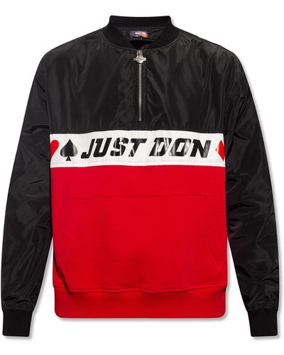 Just Don Sweatshirt With Logo - Red