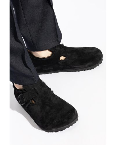 Birkenstock Shoes `London Shearling` - Black