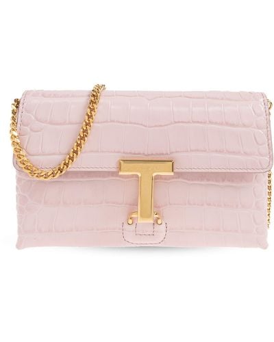 Tom Ford 'monarch Mini' Shoulder Bag, - Pink