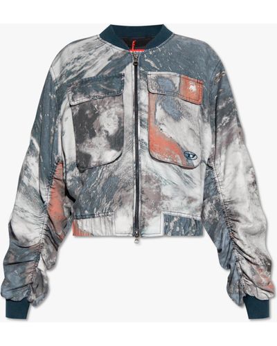 DIESEL ‘G-Khlo-Cmf’ Bomber Jacket - Blue