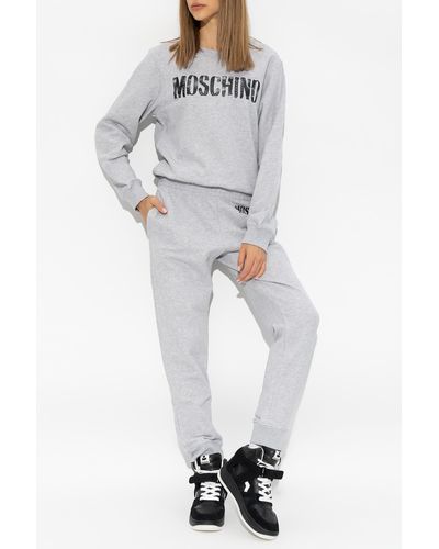 Moschino Printed Pants - Gray