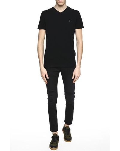 AllSaints 'Tonic' T-Shirt With Logo - Black