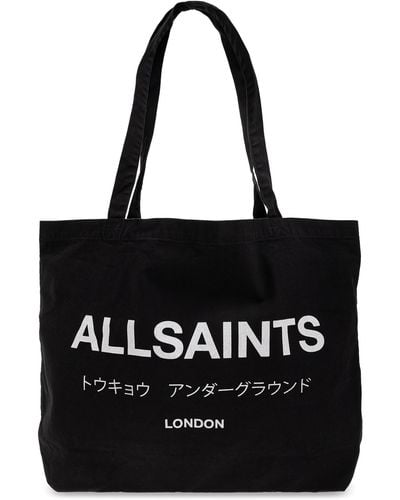 AllSaints 'underground' Shopper Bag, - Black