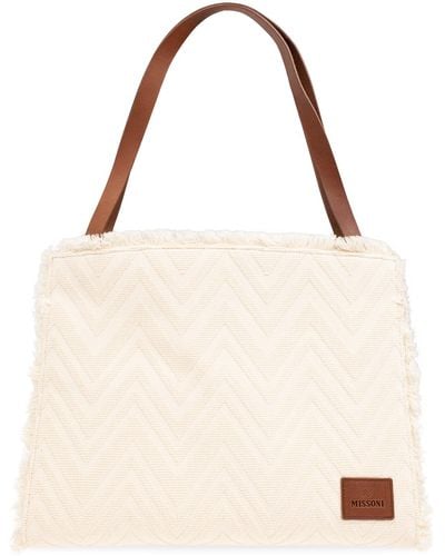 Missoni ‘Shopper’ Type Bag - Natural