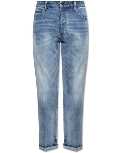 Emporio Armani Loose-fitting Jeans - Blue