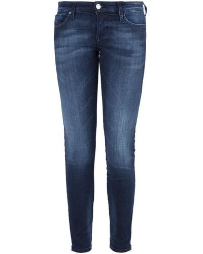 DIESEL 'Skinzee Low Zip' Jeans - Blue