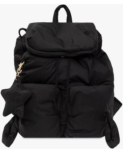 See By Chloé ‘Joy Rider’ Backpack With Logo - Black