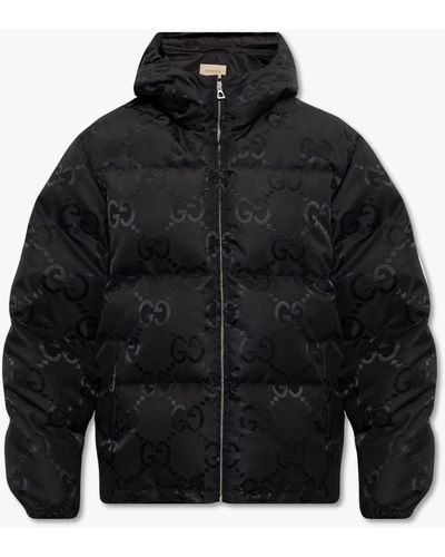 Gucci Jumbo GG Canvas Jacket - Black
