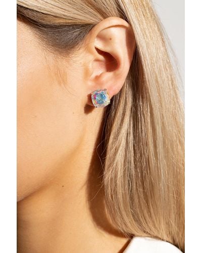 Kate Spade Crystals Earrings, - Metallic