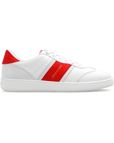 Ferragamo ‘Achille’ Sneakers - Red