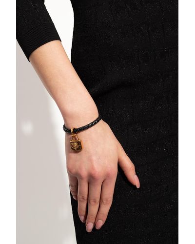Versace Braided Bracelet - Black