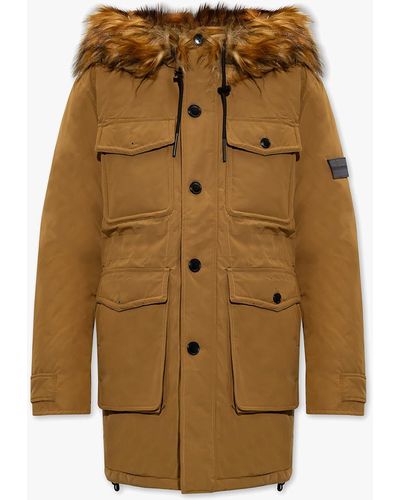 DIESEL 'w-jorg-nw' Insulated Parka - Natural