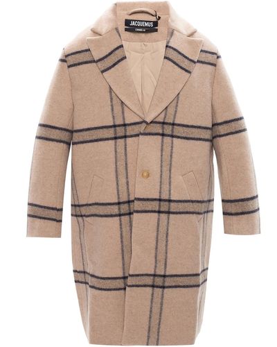 Jacquemus 'le Manteau' Coat Beige - Natural