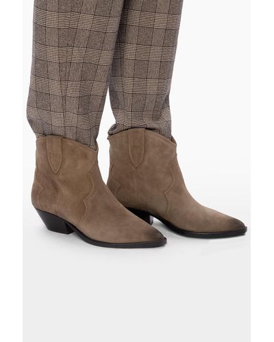 Isabel Marant ‘Washed Iconic’ Boots - Natural