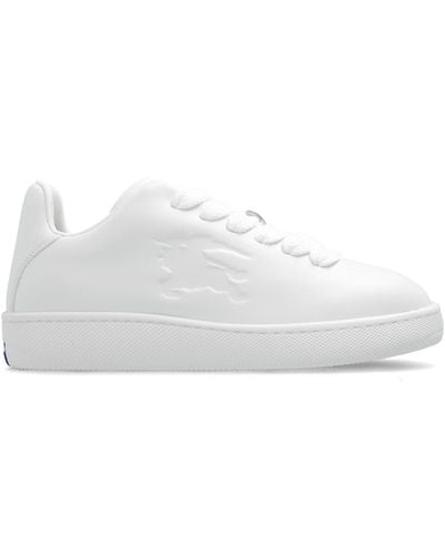 Burberry Leather Box Trainers - White