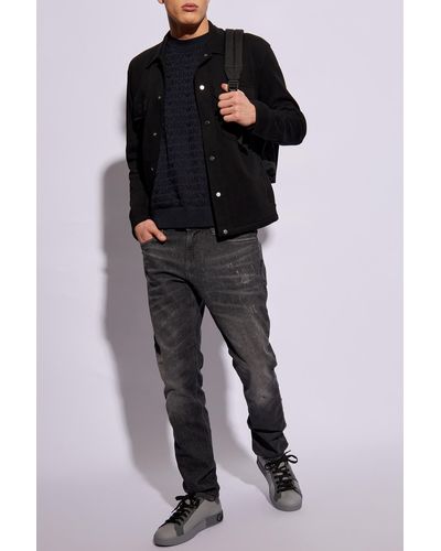 Emporio Armani Slim-fit Jeans, - Black