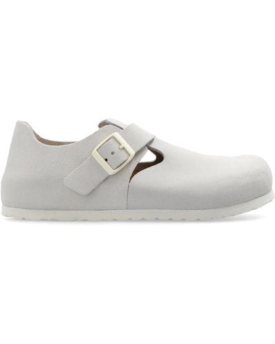 Birkenstock 'london Bs' Suede Shoes, - White