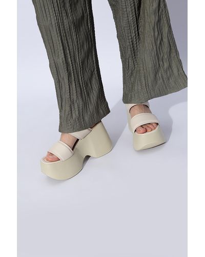 Vic Matié 'yoko' Platform Sandals, - White