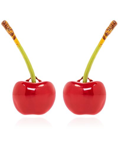 Jacquemus Cherry Earrings - Red