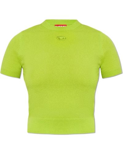 DIESEL M-Arga Wool Sweater - Green
