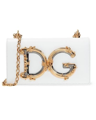 Dolce & Gabbana 'dg Girls' Shoulder Bag, - White