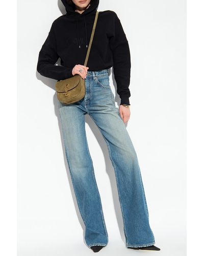 Saint Laurent Jeans With Straight Legs - Blue
