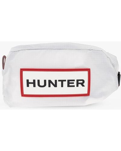 HUNTER Belt Bag With Logo - White