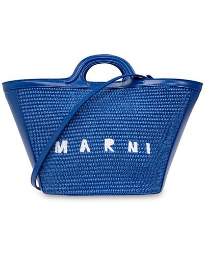 Marni ‘Tropicalia’ Shopper Bag - Blue