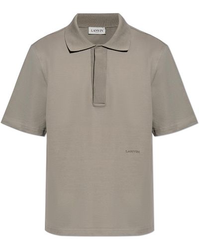 Lanvin Cotton Polo - Grey