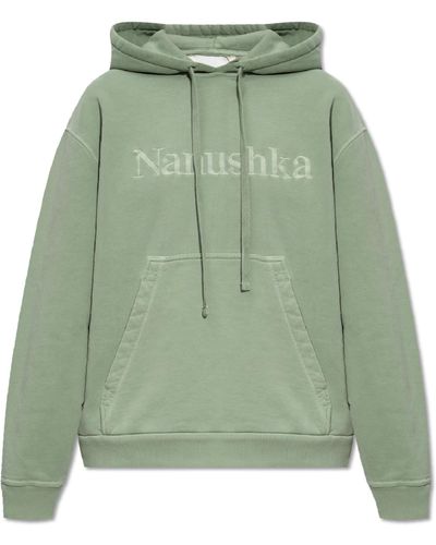 Nanushka ‘Ever’ Hoodie With Logo - Green