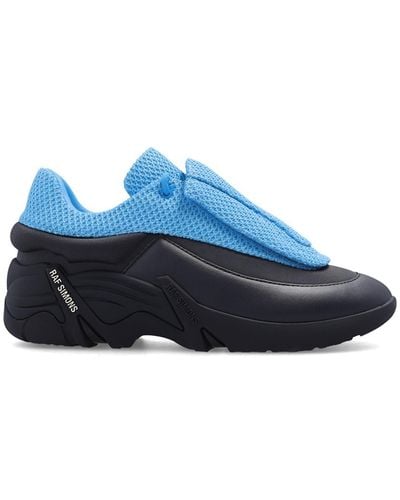 Raf Simons Navy Blue 'antei' Lace-up Trainers