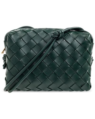 Bottega Veneta 'loop Mini' Shoulder Bag, - Green