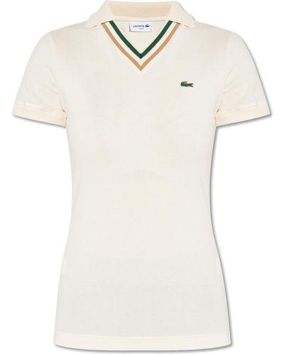 Lacoste T-shirts for Women | Black Friday Sale & Deals up to 60% off | Lyst