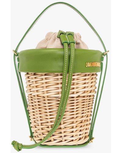 Jacquemus 'le Panier Seau' Bucket Bag - Green
