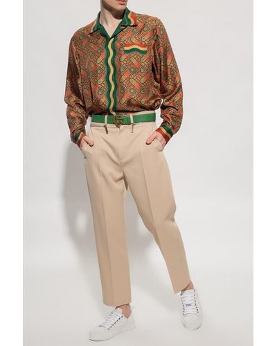 Casablancabrand Silk Shirt - Multicolour