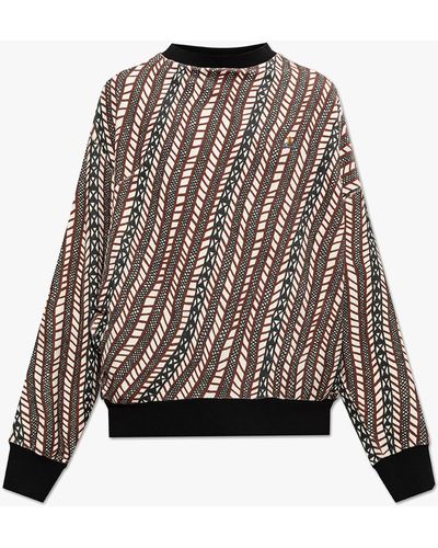 Vivienne Westwood Patterned Sweatshirt In Organic Cotton - Multicolour