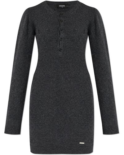 DSquared² Wool Dress - Black