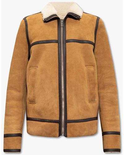 PS by Paul Smith Shearling Jacket - Brown