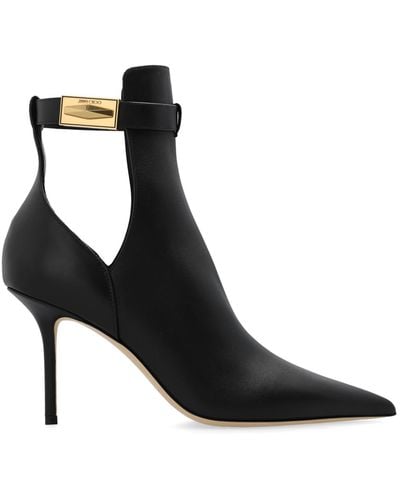 Jimmy Choo ‘Nell’ Heeled Ankle Boots - Black