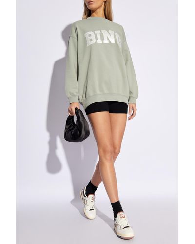 Anine Bing Sweatshirt With 'Tyler' Logo - Green
