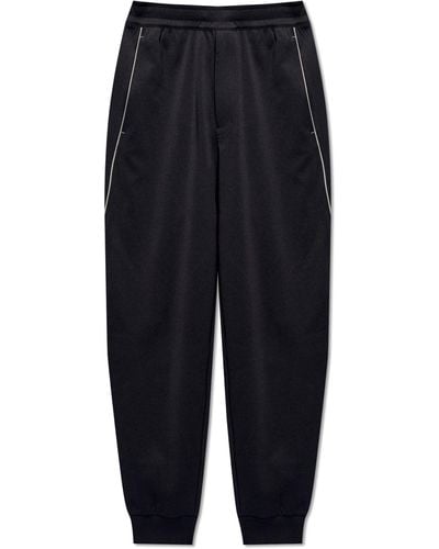 Y-3 Joggers With Logo, - Blue